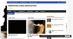 Desktop Screenshot of hampshirechess.co.uk